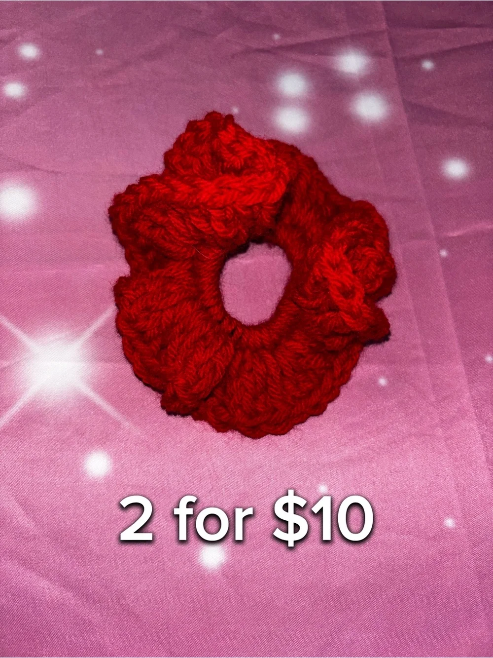 Handmade variety of Crochet Hair Scrunchie